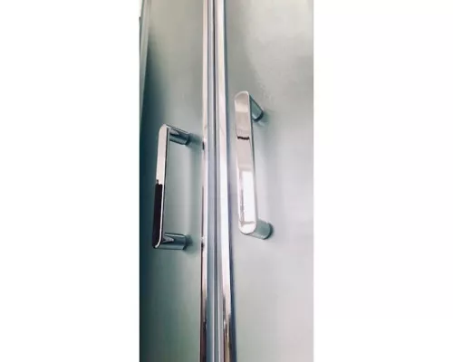 Купить Душевая кабина Royal Bath ВК 90x90 RB90BK6-WC-CH стекло матовое задняя стенка Белая в магазине сантехники Santeh-Crystal.ru