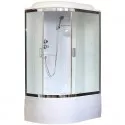 Душевая кабина Royal Bath ВК 120x80 RB8120BK1-M-CH-R стекло матовое задние стенки Белые Душевая кабина Royal Bath ВК 120x80 RB8120BK1-M-CH-R стекло матовое задние стенки Белые
