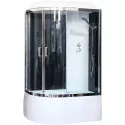 Душевая кабина Royal Bath ВК 120x80 RB8120BK6-BT-CH-R стекло прозрачное задние стенки Черные Душевая кабина Royal Bath ВК 120x80 RB8120BK6-BT-CH-R стекло прозрачное задние стенки Черные
