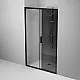 Приобрести Душевая дверь AM.PM Gem 120 W90G-120-1-195BG профиль Черный матовый стекло тонированное-прозрачное в магазине сантехники Santeh-Crystal.ru
