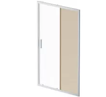 Душевая дверь AM.PM Gem 120 W90G-120-1-195MBr профиль Хром матовый стекло бронзовое-прозрачное