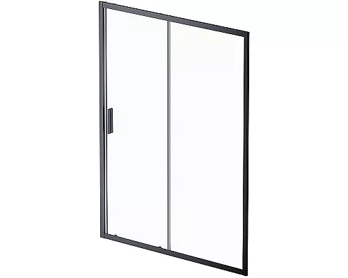 Приобрести Душевая дверь AM.PM Gem 150 W90G-150-1-195BT профиль Черный матовый стекло прозрачное в магазине сантехники Santeh-Crystal.ru