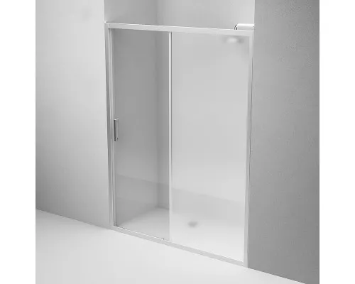 Заказать Душевая дверь AM.PM Gem 150 W90G-150-1-195MT профиль Хром матовый стекло прозрачное в магазине сантехники Santeh-Crystal.ru