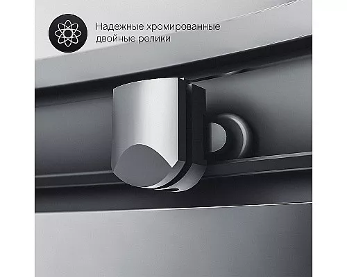 Заказать Душевой уголок AM.PM Gem 100х80 W90G-404-100280-BT профиль Черный матовый стекло прозрачное в магазине сантехники Santeh-Crystal.ru