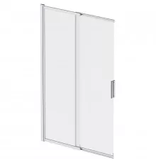 Шторка на ванну AM.PM Like W80S-100PS-150MT 100x150 профиль Хром матовый стекло прозрачное