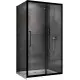 Заказать Душевой уголок Abber Schwarzer Diamant 100х90 AG30100BH-S90B профиль Черный стекло прозрачное в магазине сантехники Santeh-Crystal.ru