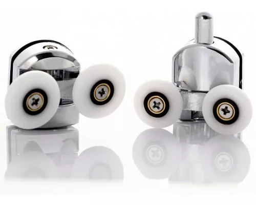 Купить Душевая дверь Abber Schwarzer Diamant 100 AG30100H профиль Хром стекло прозрачное в магазине сантехники Santeh-Crystal.ru