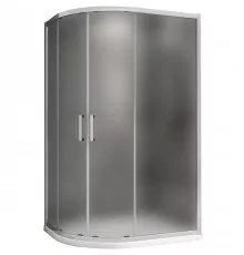 Душевой уголок Abber Schwarzer Diamant 110x90 AG01119M профиль Хром стекло матовое