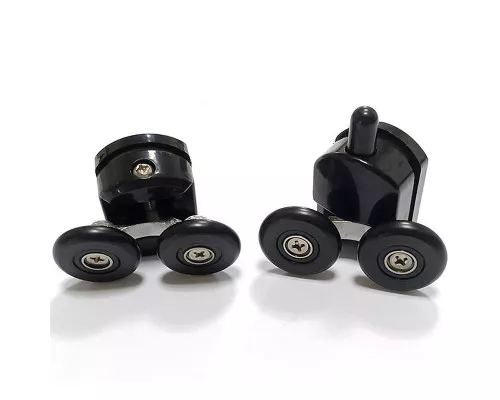 Купить Душевой уголок Abber Schwarzer Diamant 180x75 AG30180BH-S75B профиль Черный стекло прозрачное в магазине сантехники Santeh-Crystal.ru