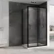 Приобрести Душевой уголок Abber Schwarzer Diamant 150x90 AG30150B5-S90B5 профиль Черный стекло прозрачное в магазине сантехники Santeh-Crystal.ru