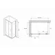 Приобрести Душевой уголок Abber Schwarzer Diamant 150x90 AG30150B5-S90B5 профиль Черный стекло прозрачное в магазине сантехники Santeh-Crystal.ru
