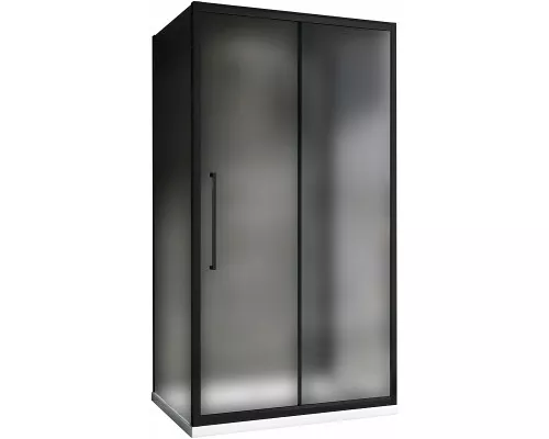 Душевой уголок Abber Schwarzer Diamant 160x80 AG30160BMH-S80BM-S80BM профиль Черный стекло матовое