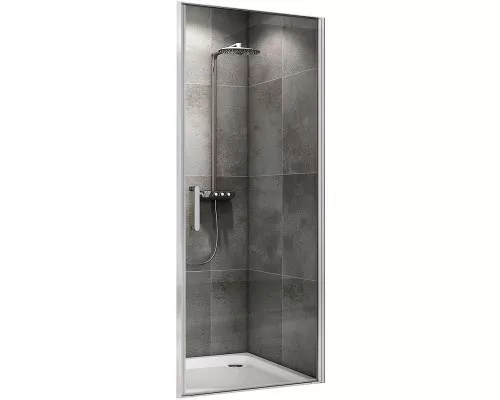 Купить Душевая дверь Abber Sonnenstrand 70 AG04070 профиль Хром стекло прозрачное в магазине сантехники Santeh-Crystal.ru