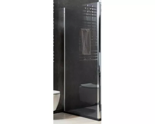 Приобрести Душевая стенка Allen Brau Priority 80 3.31013.00 профиль Хром стекло прозрачное в магазине сантехники Santeh-Crystal.ru