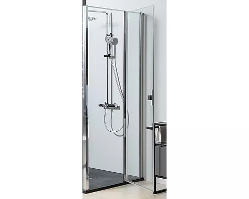 Заказать Душевая дверь Allen Brau Priority 160 3.31037.00 профиль Хром стекло прозрачное в магазине сантехники Santeh-Crystal.ru