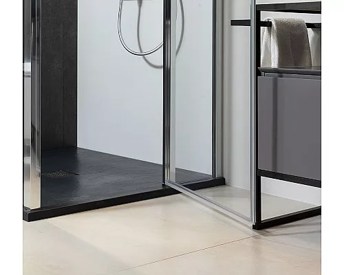 Заказать Душевая дверь Allen Brau Priority 160 3.31037.00 профиль Хром стекло прозрачное в магазине сантехники Santeh-Crystal.ru