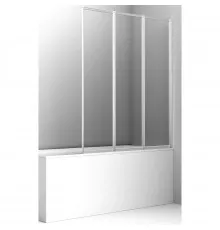 Шторка на ванну Ambassador Bath Screens 90х140 16041113 профиль Хром стекло прозрачное