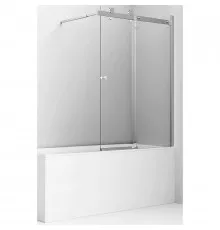 Шторка на ванну Ambassador Bath Screens 90х140 16041117 профиль Хром стекло прозрачное