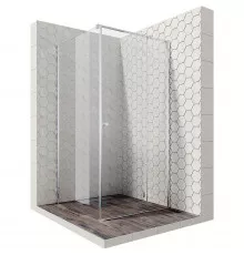 Душевой уголок Ambassador Diamond 100х100 12011103R профиль Хром стекло прозрачное