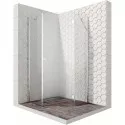 Душевой уголок Ambassador Diamond 90х90 12011111R профиль Хром стекло прозрачное