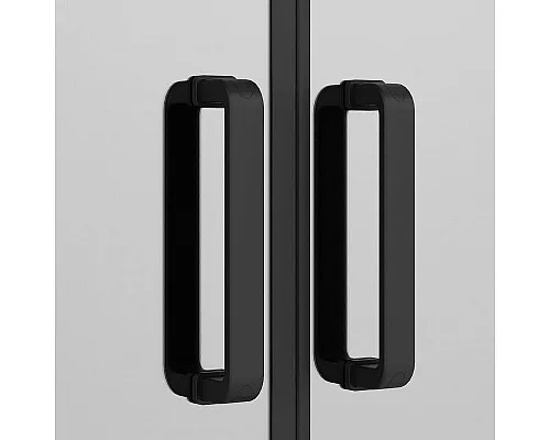 Заказать Душевая дверь Ambassador Forsa 100 17022216ABB профиль Черный стекло тонированное в магазине сантехники Santeh-Crystal.ru