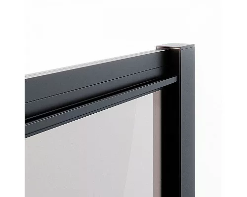 Заказать Душевая дверь Ambassador Forsa 100 17022216ABB профиль Черный стекло тонированное в магазине сантехники Santeh-Crystal.ru