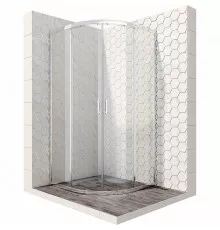 Душевой уголок Ambassador Kingston 80х80 14011106 профиль Хром стекло прозрачное