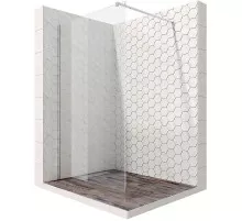 Душевая перегородка Ambassador Walk-in 90х200 15031101 профиль Хром стекло прозрачное