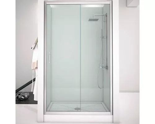 Заказать Душевая дверь Aquanet Alfa NAA6121 160 273611 профиль Хром стекло прозрачное в магазине сантехники Santeh-Crystal.ru