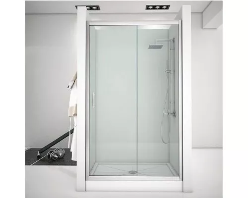 Заказать Душевая дверь Aquanet Alfa NAA6121 160 273611 профиль Хром стекло прозрачное в магазине сантехники Santeh-Crystal.ru