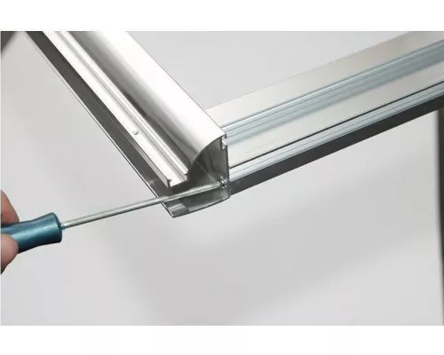 Заказать Душевая дверь Aquanet Alfa NAA6121 160 273611 профиль Хром стекло прозрачное в магазине сантехники Santeh-Crystal.ru