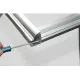 Заказать Душевая дверь Aquanet Alfa NAA6121 160 273611 профиль Хром стекло прозрачное в магазине сантехники Santeh-Crystal.ru