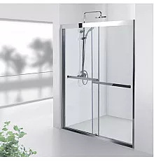 Душевая дверь Aquanet Delta NPD6122 140 00183848 профиль Хром стекло прозрачное