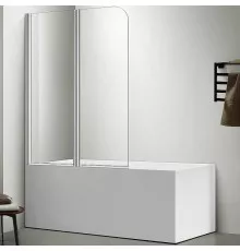 Шторка на ванну Aquatek 100х150 AQNFB6222-100 профиль Хром стекло прозрачное