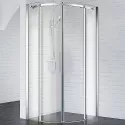 Душевой уголок BelBagno Acqua 100x100 ACQUA-R-2-100-C-Cr профиль Хром стекло прозрачное
