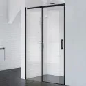 Душевая дверь BelBagno Acqua 120 ACQUA-BF-1-120-C-NERO профиль Черный стекло прозрачное