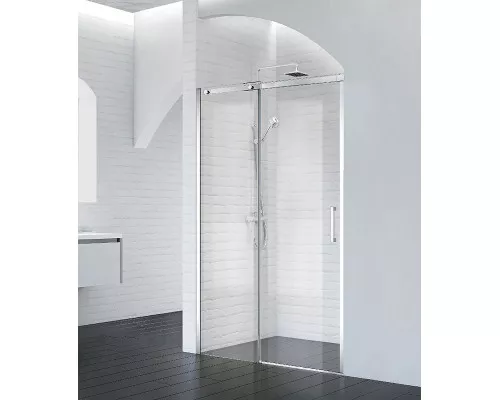 Купить Душевая дверь BelBagno Acqua 150 ACQUA-BF-1-150-C-Cr профиль Хром стекло прозрачное в магазине сантехники Santeh-Crystal.ru
