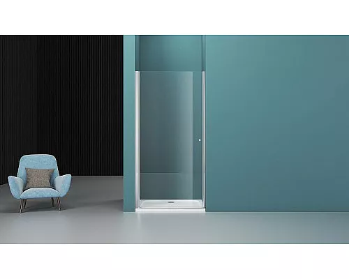 Заказать Душевая дверь BelBagno Etna 60 ETNA-B-1-60-C-Cr профиль Хром стекло прозрачное в магазине сантехники Santeh-Crystal.ru