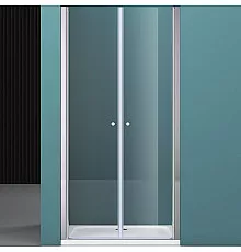 Душевая дверь BelBagno Etna 150 ETNA-B-2-150-C-Cr профиль Хром стекло прозрачное