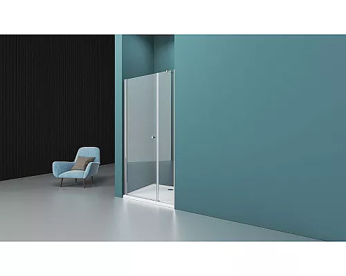 Заказать Душевая дверь BelBagno Etna 170 ETNA-B-11-80+90-C-Cr профиль Хром стекло прозрачное в магазине сантехники Santeh-Crystal.ru