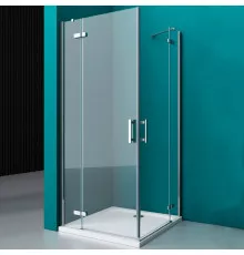 Душевой уголок BelBagno Kraft 120х90 KRAFT-AH-22-120/90-C-Cr-L профиль Хром стекло прозрачное