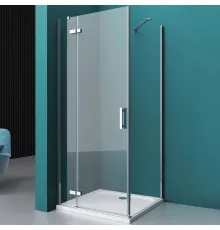 Душевой уголок BelBagno Kraft 90х90 KRAFT-A-12-90-C-Cr-L профиль Хром стекло прозрачное