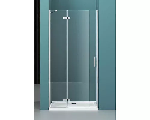 Приобрести Душевая дверь BelBagno Kraft 90 KRAFT-B-12-60/30-C-Cr-L профиль Хром стекло прозрачное в магазине сантехники Santeh-Crystal.ru