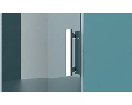 Заказать Душевая дверь BelBagno Kraft 120 KRAFT-B-12-60/60-C-Cr-L профиль Хром стекло прозрачное в магазине сантехники Santeh-Crystal.ru