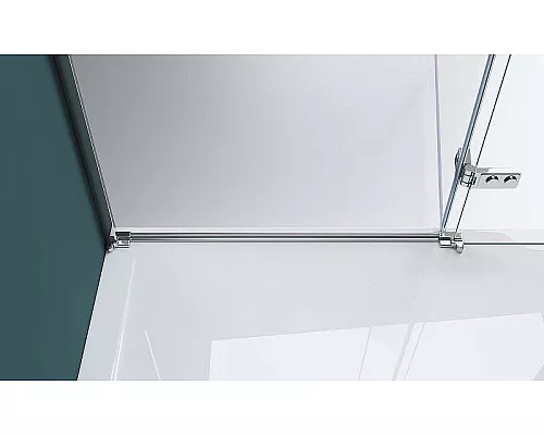 Заказать Душевая дверь BelBagno Kraft 120 KRAFT-B-12-60/60-C-Cr-L профиль Хром стекло прозрачное в магазине сантехники Santeh-Crystal.ru