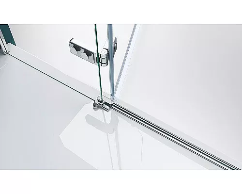 Купить Душевая дверь BelBagno Kraft 90 KRAFT-B-12-60/30-C-Cr-R профиль Хром стекло прозрачное в магазине сантехники Santeh-Crystal.ru