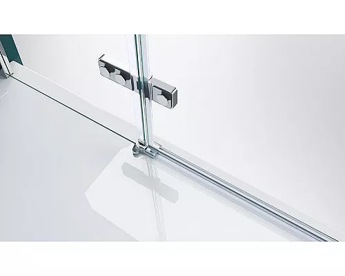 Заказать Душевая дверь BelBagno Kraft 120 KRAFT-B-12-60/60-C-Cr-R профиль Хром стекло прозрачное в магазине сантехники Santeh-Crystal.ru