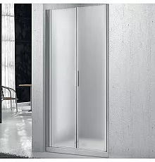 Душевая дверь BelBagno Sela 115 SELA-B-2-115-P-Cr профиль Хром стекло рифленое