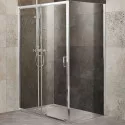 Душевой уголок BelBagno Unique 135х80 UNIQUE-AH-1-120/135-80-C-Cr профиль Хром стекло прозрачное