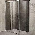 Душевой уголок BelBagno Unique 135х90 UNIQUE-AH-1-120/135-90-C-Cr профиль Хром стекло прозрачное
